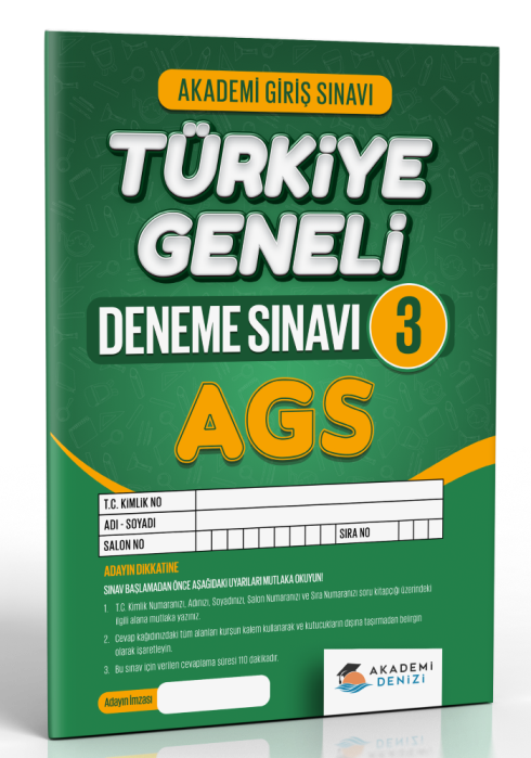 AKADEMİ DENİZİ KPSS AGS TG3 - 2025-26